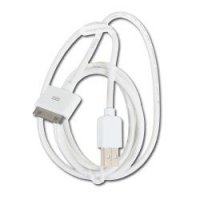 Belkin F8J041cw2M-WHT 30-pin to USB Cable, White    iPhone/iPad/iPod, , 2