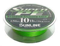  Sunline SUPER PE LIGHT GREEN 150 m #1 (0.165mm) 5 kg
