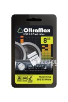  OltraMax USB Flash 8Gb - 50 White OM008GB-mini-50-W