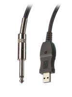   MrCable USB A male to JACK 6.3 stereo 3m Black USB-JACK