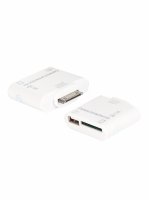   Oxion 30-pin M - SD/USB F Adapter for SD-card Reader OX-APD007WH White