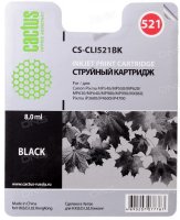Cactus CS-CLI521BK, Black    Canon Pixma MP540/MP550/MP620/MP630/MP640/MP660/MP98