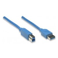   ATcom USB 3.0 AM - BM 1.8m Blue  12823