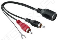  2  RCA/Plug - 5 pin DIN (m) (Hama 00122379) ()