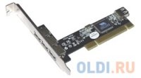  ST-Lab U165 PCI Card to USB 3ext+1int USB 2.0 Ports (VIA6212), Retail