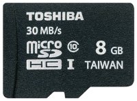   MicroSD 8Gb Toshiba (SD-C008UHS1) Class 10 microSDHC + Adapter