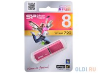   8GB USB Drive [USB 2.0] Silicon Power LuxMini 720 Pink