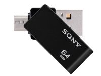   64GB USB Drive (USB 2.0) Sony USM64SA2 (On-The-Go, Black)