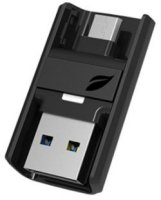   32GB USB Drive Leef BRIDGE Black   , USB AM() + microB(