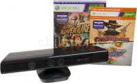 LPF-00075  Kinect Microsoft  XBOX360+Kinect Adventure+Gunstringer ()+Fruit Ninja ()