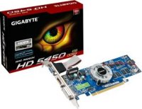  1Gb (PCI-E) GIGABYTE GV-R545-1GI (HD5450) GDDR3, 64 bit, HDCP, DVI, HDMI, Retail