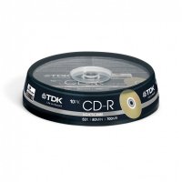  CD-R TDK 700Mb 52x Cake Box LightScribe (10 ) (t19886)