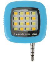 SkinBox  LED Flash 16  jack 3.5mm Blue 