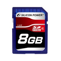 8Gb   SecureDigital (SDHC) Silicon Power HC Class4