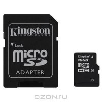   16Gb microSDHC Kingston (SDC10/16GB-KL), Class 10 + Kaspersky Internet Security  And