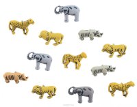   Buttons Galore & More "Safari Animals", 12 