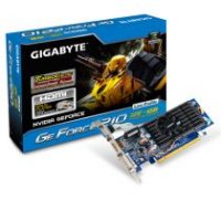 GigaByte GV-N210TC-1GI  PCI-E GeForce GT210 1GB(TurboCache/HyperMemory) GDDR3 64bit 590/16