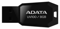 USB - A-Data USB Flash 8Gb - UV100 Classic Black AUV100-8G-RBK