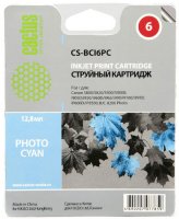  Cactus CS-BCI6PC Photo Cyan  Canon S800/S820/S900/S9000/i550/i560