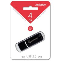 SmartBuy Crown 4GB, Black USB-