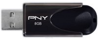 PNY Attache 4 USB 2.0 8Gb, Black -