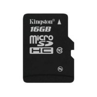   16Gb microSDHC Kingston (SDCA10/16GBSP), Class 10, UHS-I, U1, R90-W45 Mb/s,  