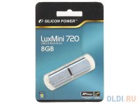   Silicon Power LuxMini 720 Blue 8GB (SP008GBUF2720V1B)