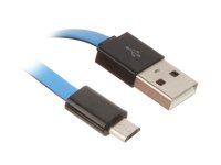    IQ Format microUSB Flat Blue-Black 