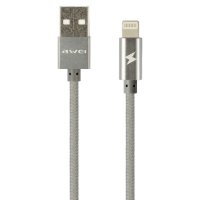   Awei USB A - APPLE Lightning CL-300 1m Grey 52045