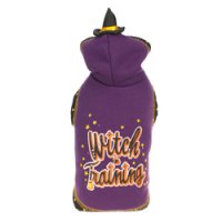    purple printed hoodie  
