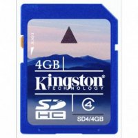   SDHC 04GB class 4 Kingston, SD4/4G(BCR) OEM