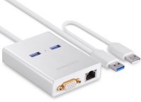  USB 3.0 - VGA + LAN, UGREEN UG-40242