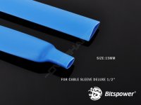 Bitspower Heat-Shrinkable Tube-15MM, Blue