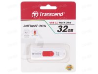  USB 32Gb Transcend JetFlash 590 TS32GJF590W 
