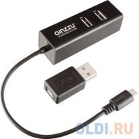   Ginzzu EXT GR-564UB OTG/PC + HUB 3 port USB 