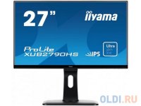  27" iiYama Pro Lite XUB2790HS-B1  AH-IPS 1920x1080 250 cd/m^2 5 ms DVI HDMI VGA 