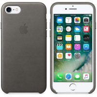   iPhone Apple iPhone 7 Plus Leather Case Storm Gray (MMYE2ZM/A)