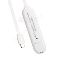     "Mini Emergency Power Bank with built in cable"   USB 