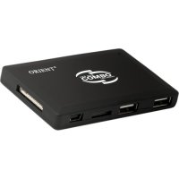  / Flash card all-in-1 USB2.0 Orient CO-730 external+USB2.0 hub