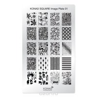 Konad Square    Square Image Plate01