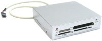  Gembird (FDI2-ALLIN1-S-Silver)3.5" 10-in-1 Internal USB2.0 CF/MD/SM/MMC/RSMMC/SD/xD/MS(/Pr