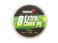   Helios Extra Class 8 PE Braid 0.10mm 135m Green HS-8PEG-10/135 G
