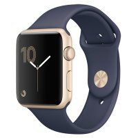 - Apple Watch S1 Sport 42mm Gold Al/Blue (MQ122RU/A)