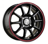  Racing Wheels H-422 6.5x15/5x105 D56.6 ET35 BK-LRD