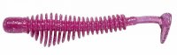   B Fish & Tackle Pulse-R Paddle Tail 3.25" - Purple Glitter w/White core, 8,2  (8 