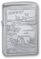   ZIPPO Row Boat Brushed Chrome, , 