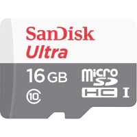   Sandisk Ultra microSDHC 16Gb Class 10 UHS-I (80/10 MB/s)