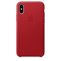   iPhone Apple iPhone X Leather Case (PRODUCT)RED (MQTE2ZM/A)