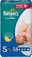  Pampers Active Baby Dry-Junior 11-16  60 