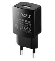   Ginzzu USB 1.2A Black GA-3003B